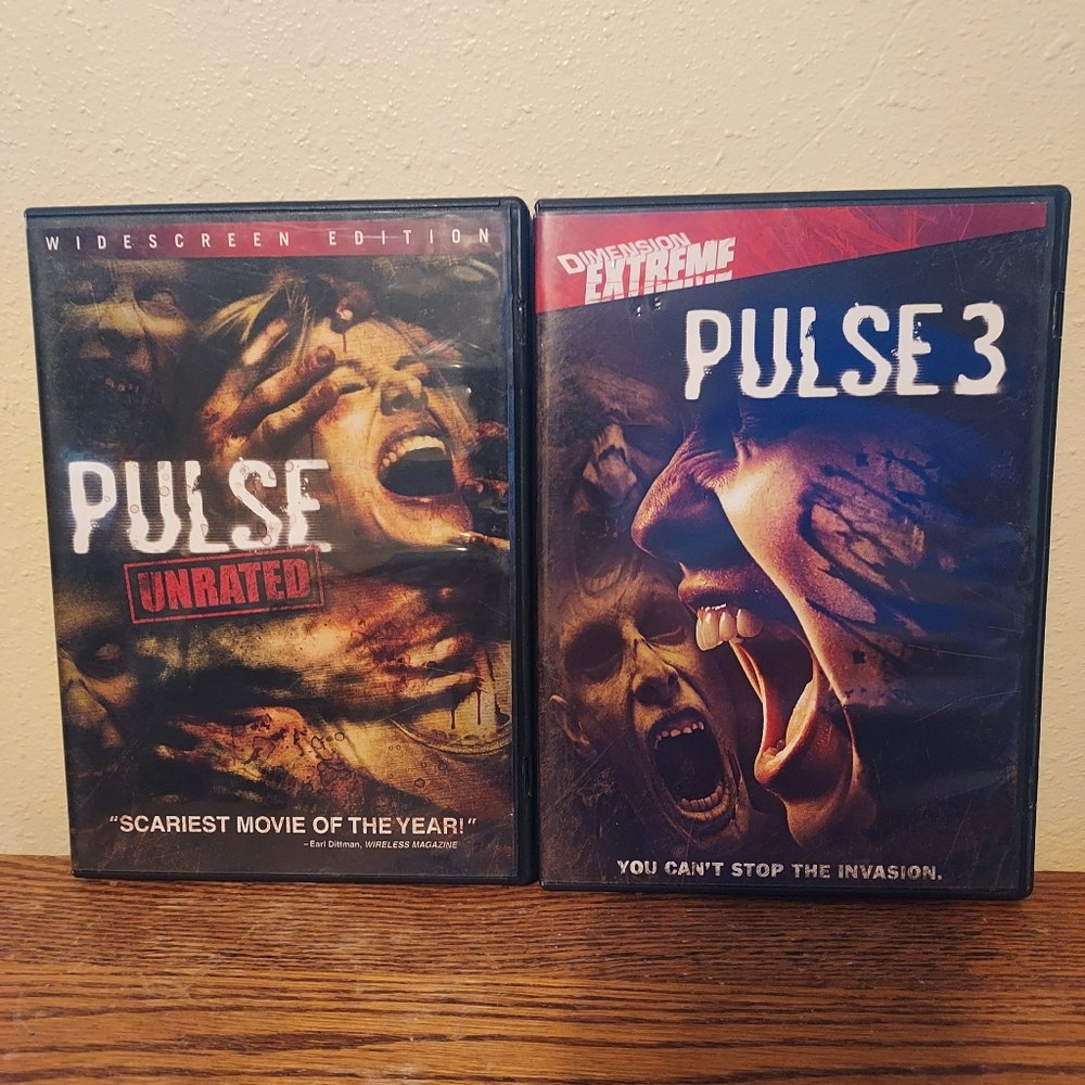 Lot Of 2 Pulse. Pulse 3 Dvds Pre-Owned Tested Working Great Condition